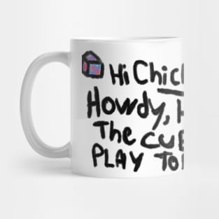 Unofficially Unlicensed Tees - howdy hey cubes play Mug